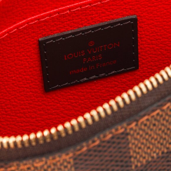 Louis Vuitton Brown Damier Ebene Cosmetic Pouch N47516 - Picture 9 of 11
